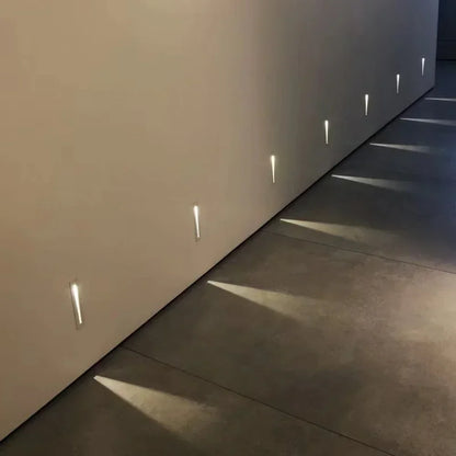 Smart Home Light and Outdoor Corner Wall Light Square Rectangle Staircase Led Step Light Motion Sensor Indoor Decor Wall Lamps
