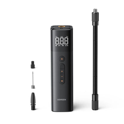 UGREEN Car Air Pump Portable Air Compressor for Car Motorcycles Bicycle Electric Tire Inflator with LCD Digital Display