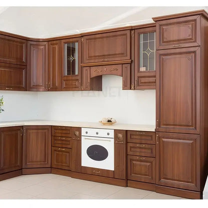 American Style Custom Design Solid Wood Kitchen Cabinet with Factory Price