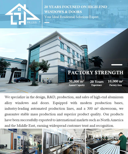 Modern Aluminum Front Door with Frosted Glass, High-Security Exterior Entry Door, Custom Design for Residential Villa