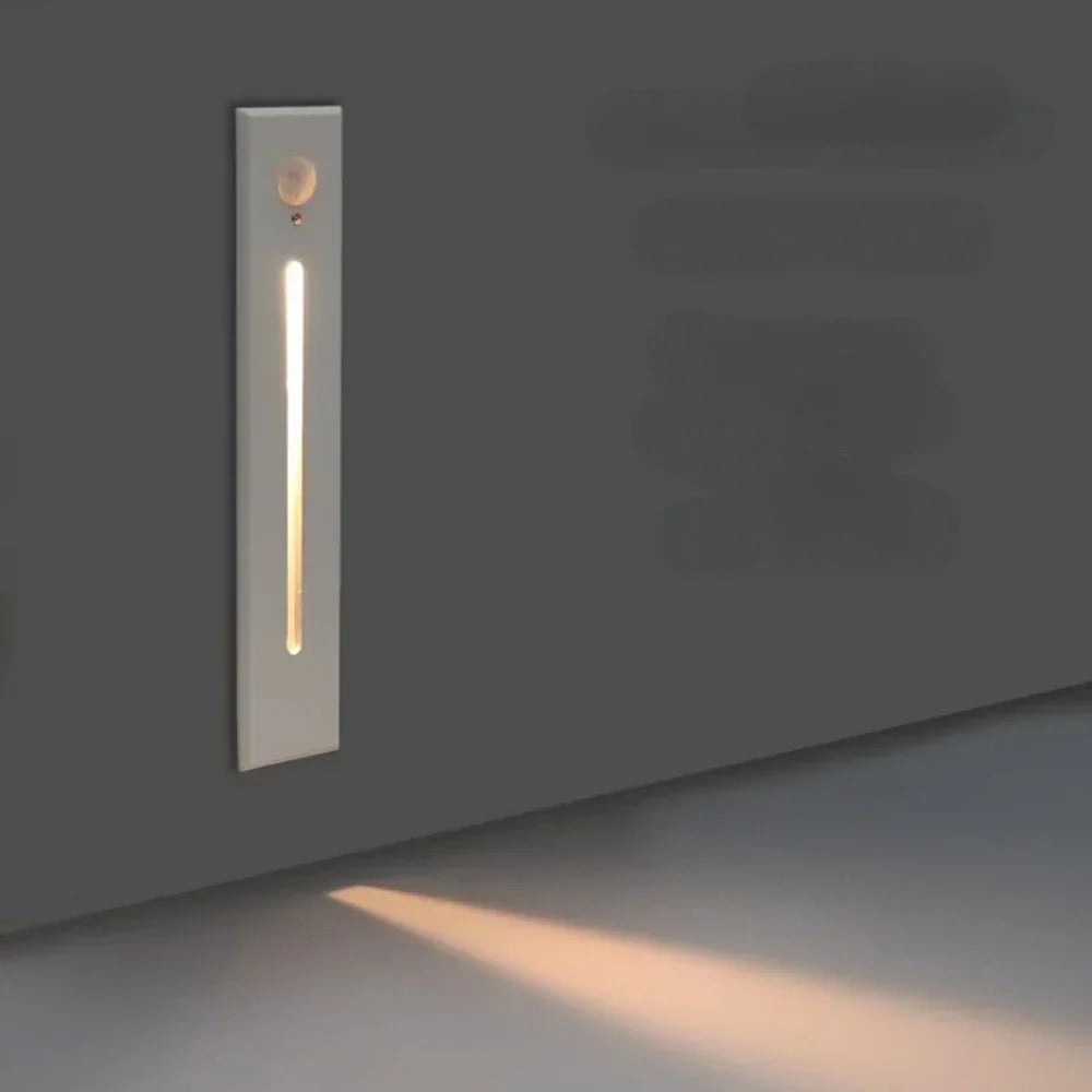 Smart Home Light and Outdoor Corner Wall Light Square Rectangle Staircase Led Step Light Motion Sensor Indoor Decor Wall Lamps