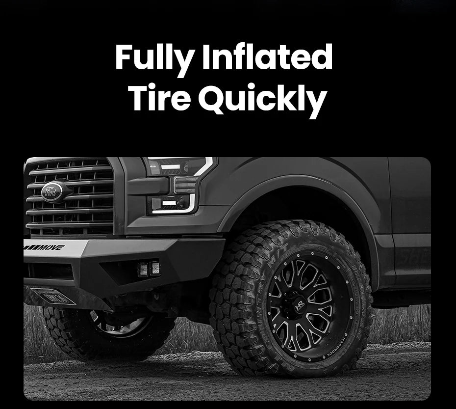 UGREEN Car Air Pump Portable Air Compressor for Car Motorcycles Bicycle Electric Tire Inflator with LCD Digital Display