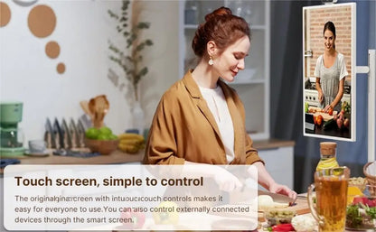 Smart Home Fitness Entertainment Movable Charging Screen Built-In Dual Speaker High-Definition Camera Smart Interactive Displays