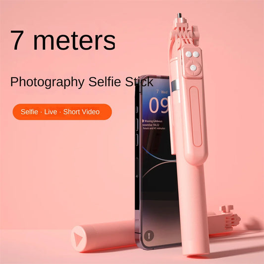 MEUYAG 170cm 360° rotation Selfie Stick with Wireless Bluetooth Extended Tripod with Remote Shutter for Android ios smartphone