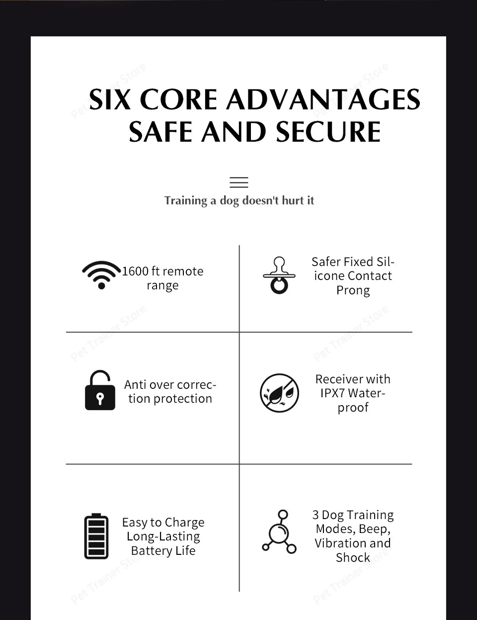 2 In 1 Electric Pet Wireless Fence Dog Training Collar Anti Runaway Up to 3 Dogs Outdoor Pet Containment Rechargeable System